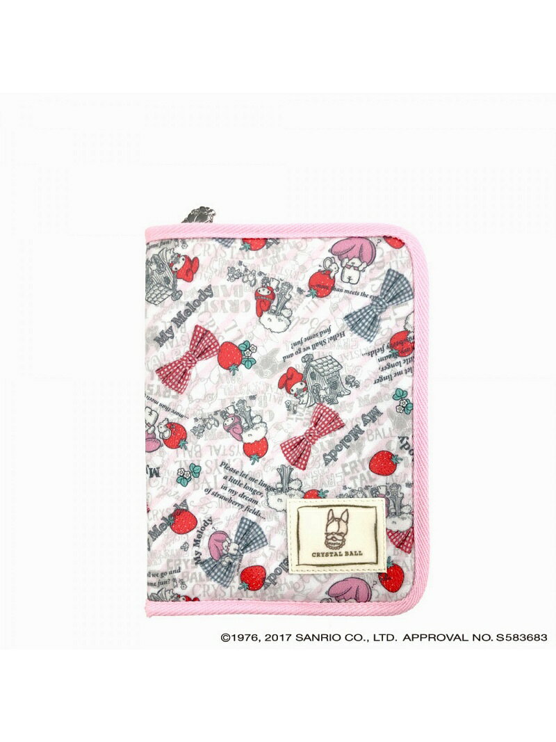 CRYSTAL BALL My Melody×CRYSTAL BALL『Sweet Strawberry』/マルチケース/母子手帳ケース クリスタルボール マタニティウェア・ベビー用品 母子手帳ケース ピンク【送料無料】のサムネイル