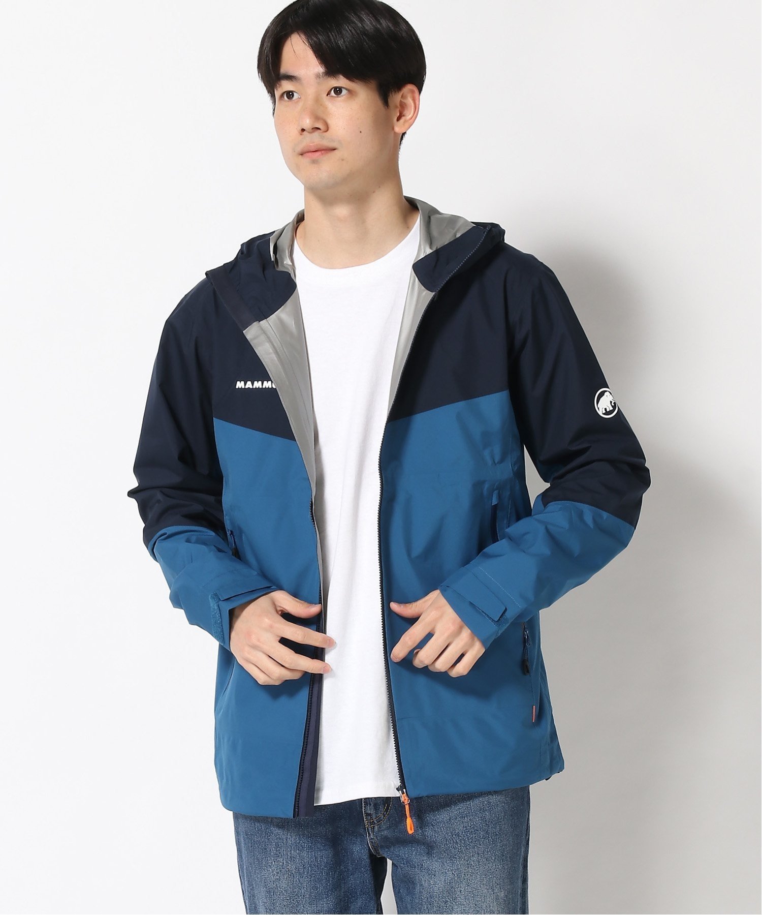 MAMMUT MAMMUT/マムート コンヴェイ ツアー ハードシェル フーデッド ジャケット アジアンフィット メンズ / Convey Tour HS Hooded Jacket AF Men マムート ジャケット・アウター その他のジャケット・アウター ブルー