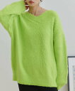 【SALE/60%OFF】VIS 【前後2WAY】トゥンカロンニット ビス トップス ニット ブルー グリーン