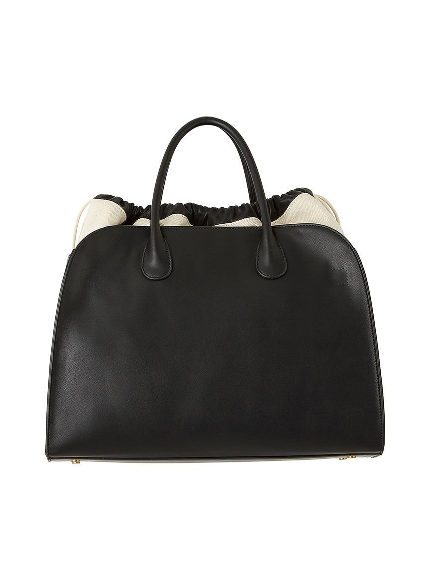 Mila Owen 【WEB限定カラー】巾着付きラージボストンバッグ ミラオーウェン バッグ ハンドバッグ ブラック ブラウン【送料無料】のサムネイル