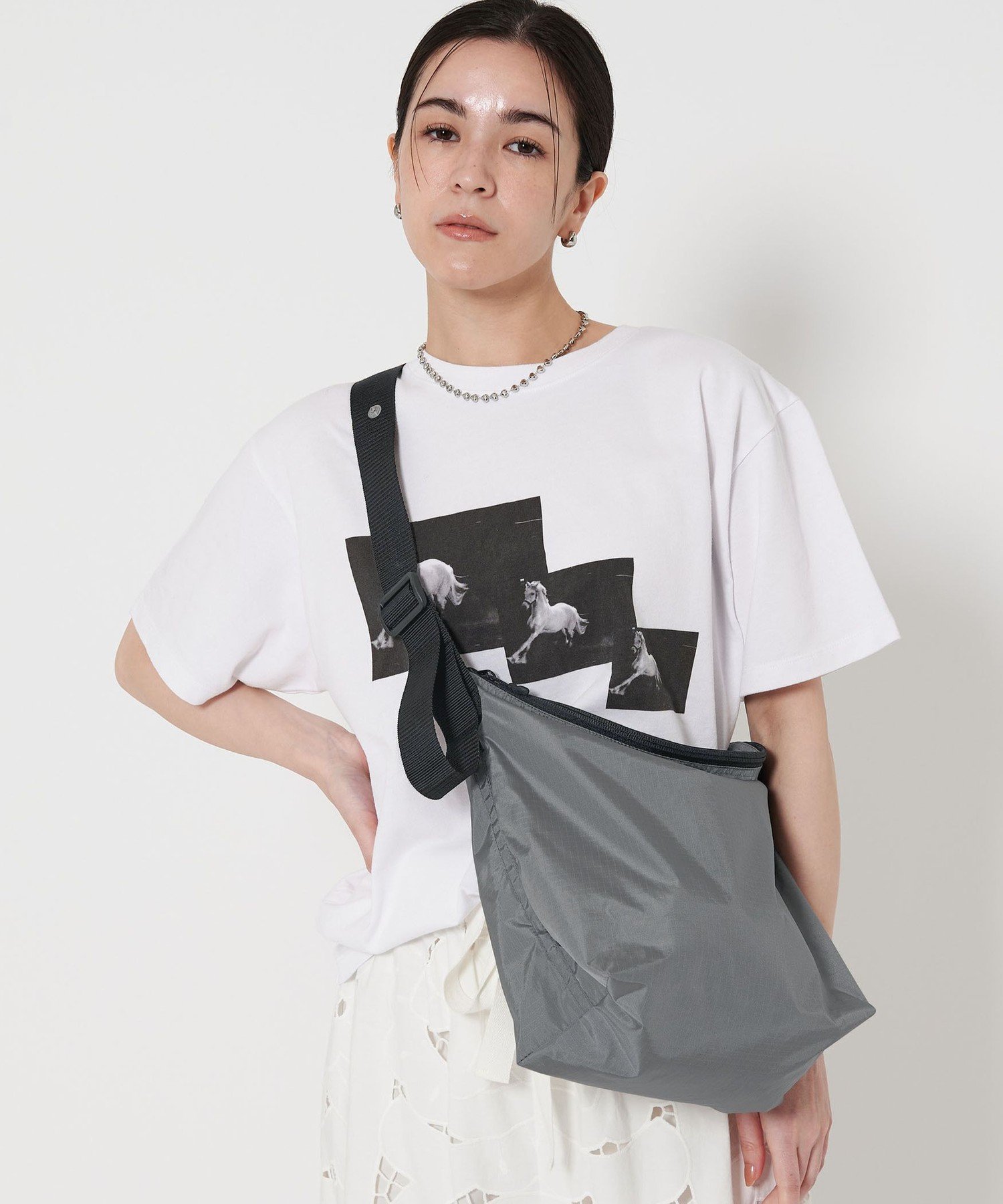 ba&sh★フランスで大人気 小さいのに収納力抜群! JUNE バッグ 楽天市場】JUNE(カラーグレー)(バッグ・小物・ブランド雑貨