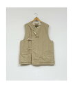Nigel Cabourn MAN / R.F.C.ベスト - ヘンプキャンバス ナイジェル・ケーボン トップス その他のトップス カーキグリーン グレー【送料...