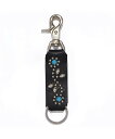 TMT INDIGO LEATHER STADS KEY CHAIN ティーエムティー ファッション雑貨 チャーム・キーチェーン【送料無料】