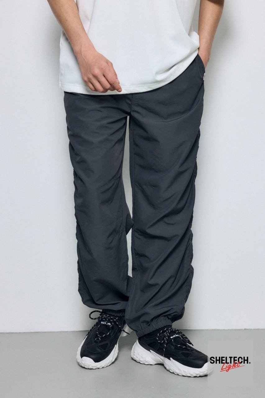 SHELTECH Light アクティブパンツ アズールバイマウジー パンツ その他のパンツ グレー ブラック