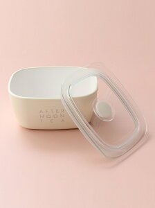 【SALE／10%OFF】Afternoon Tea ロゴワークス保存容器M アフタヌーンティー・リビング 生活雑貨 キッチン/ダイニング ホワイト