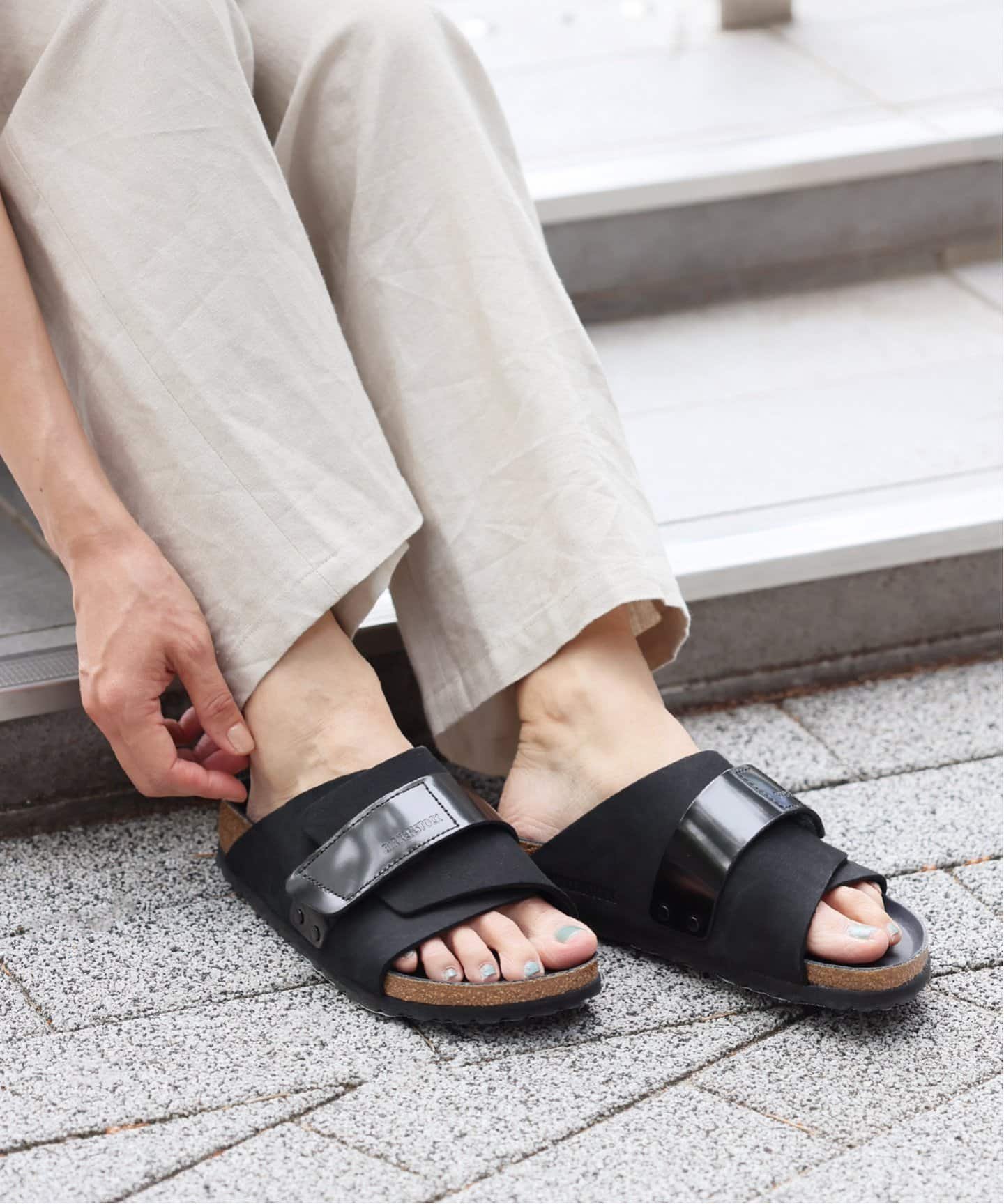 JOURNAL STANDARD relume 【BIRKENSTOCK/ビルケンシュトック】KYOTO:サンダル ジャーナル スタンダード レリューム シューズ・靴 サンダル ブラック【送料無料】