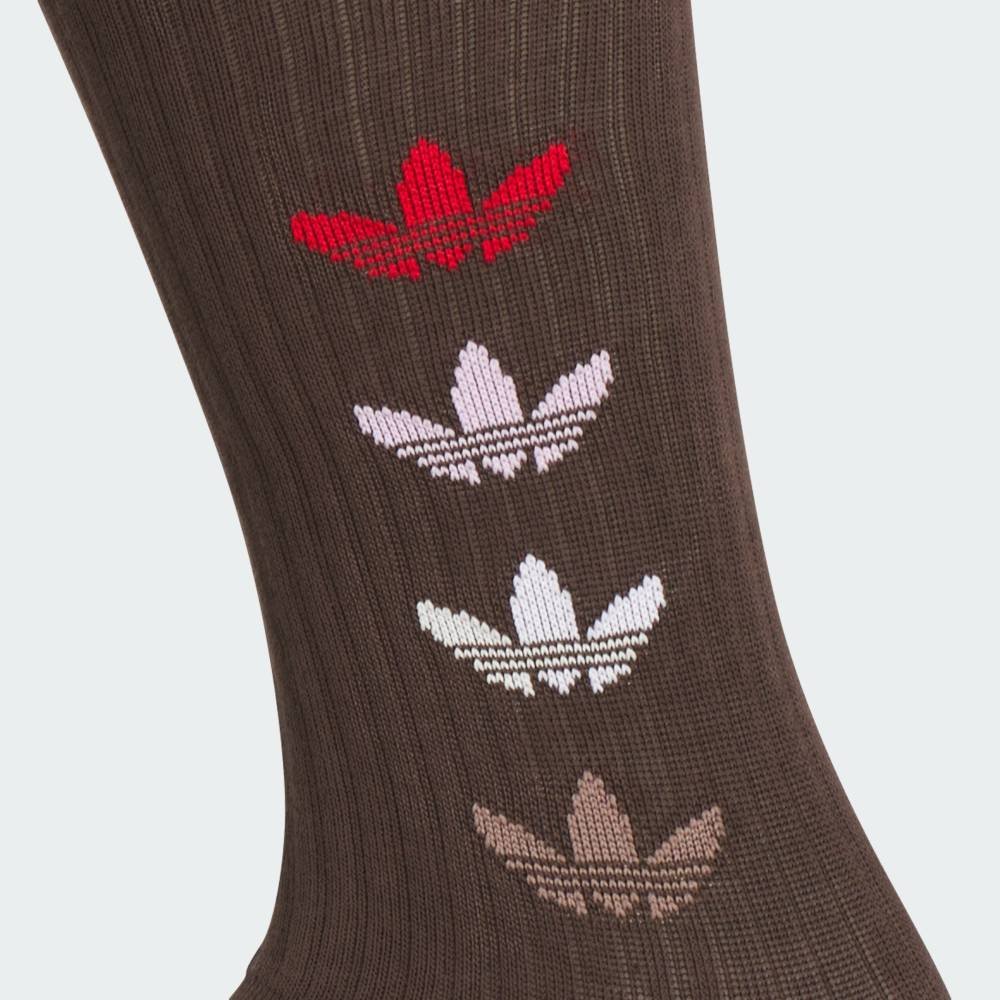 adidas 【公式】アディダス adidas 【オリジナルスゴルフ】ヒザ丈 ロゴ クッションソックス アディダス 靴下・レッグウェア 靴下 ブラウン