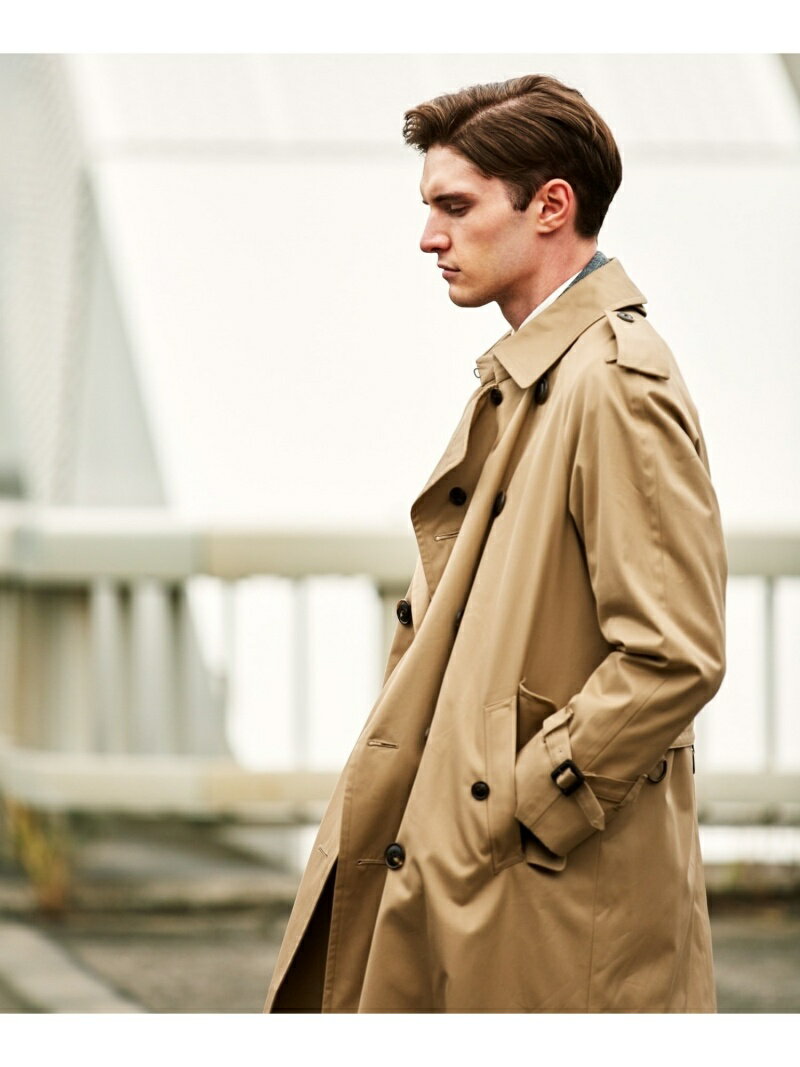 J. Press Ventile Gabardine Trench Coat CCOVYW0002: Beige