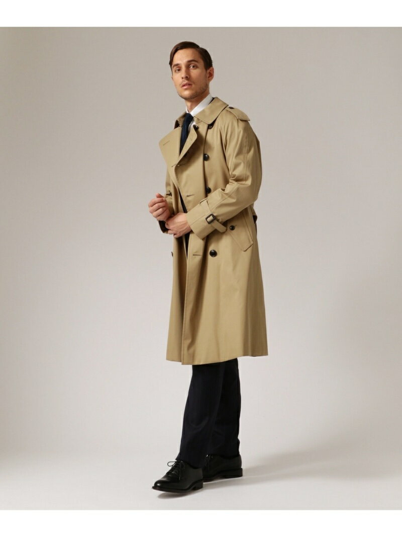 J. Press Ventile Gabardine Trench Coat CCOVYW0002: Beige