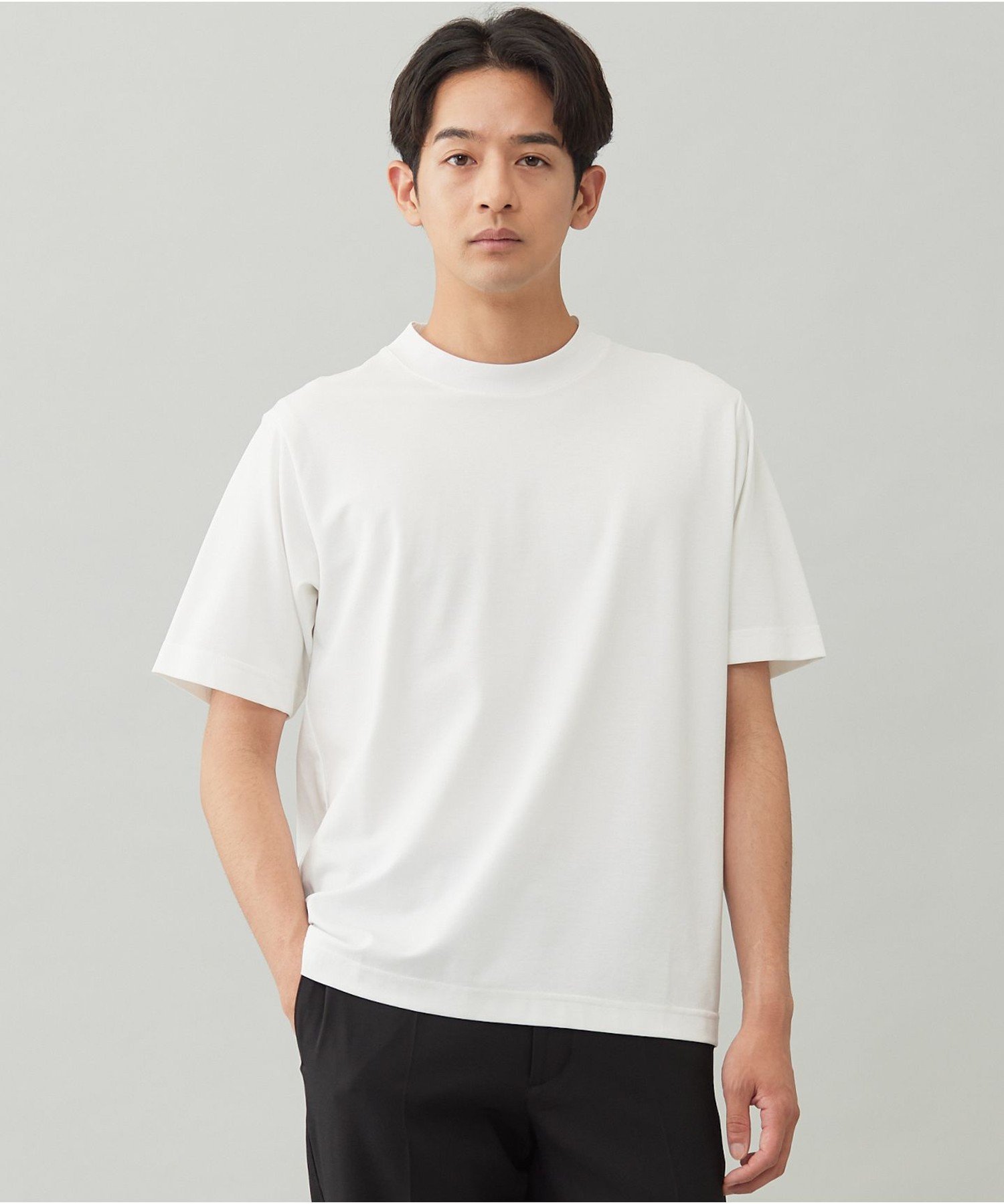 UNFILO MENS スマートストレッチ ジャケットインTEE アンフィーロ トップス カットソー・Tシャツ グレー ブラック ホワイト【送料無料】