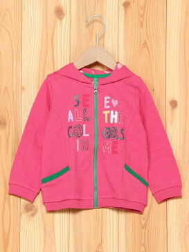 【SALE/70%OFF】BENETTON (K)KIDSスウェット裏パターンフードパーカー ベネトン カットソー【RBA_S】【RBA_E】