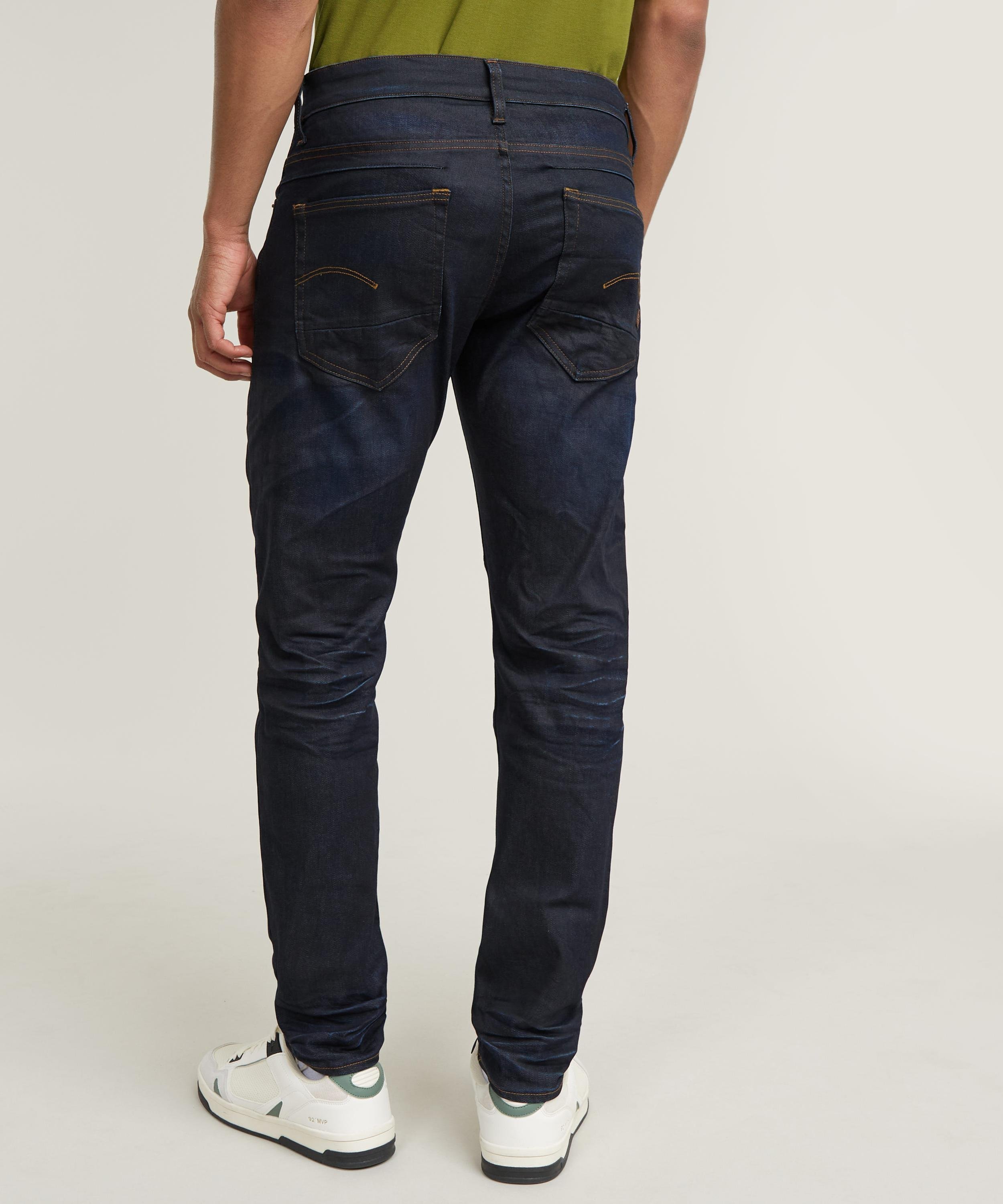 【公式ショップ】D-Staq 5-POCKET SLIM/スリムテーパードジーンズ ジースターロゥ パンツ ジーンズ・デニムパンツ ネイビー