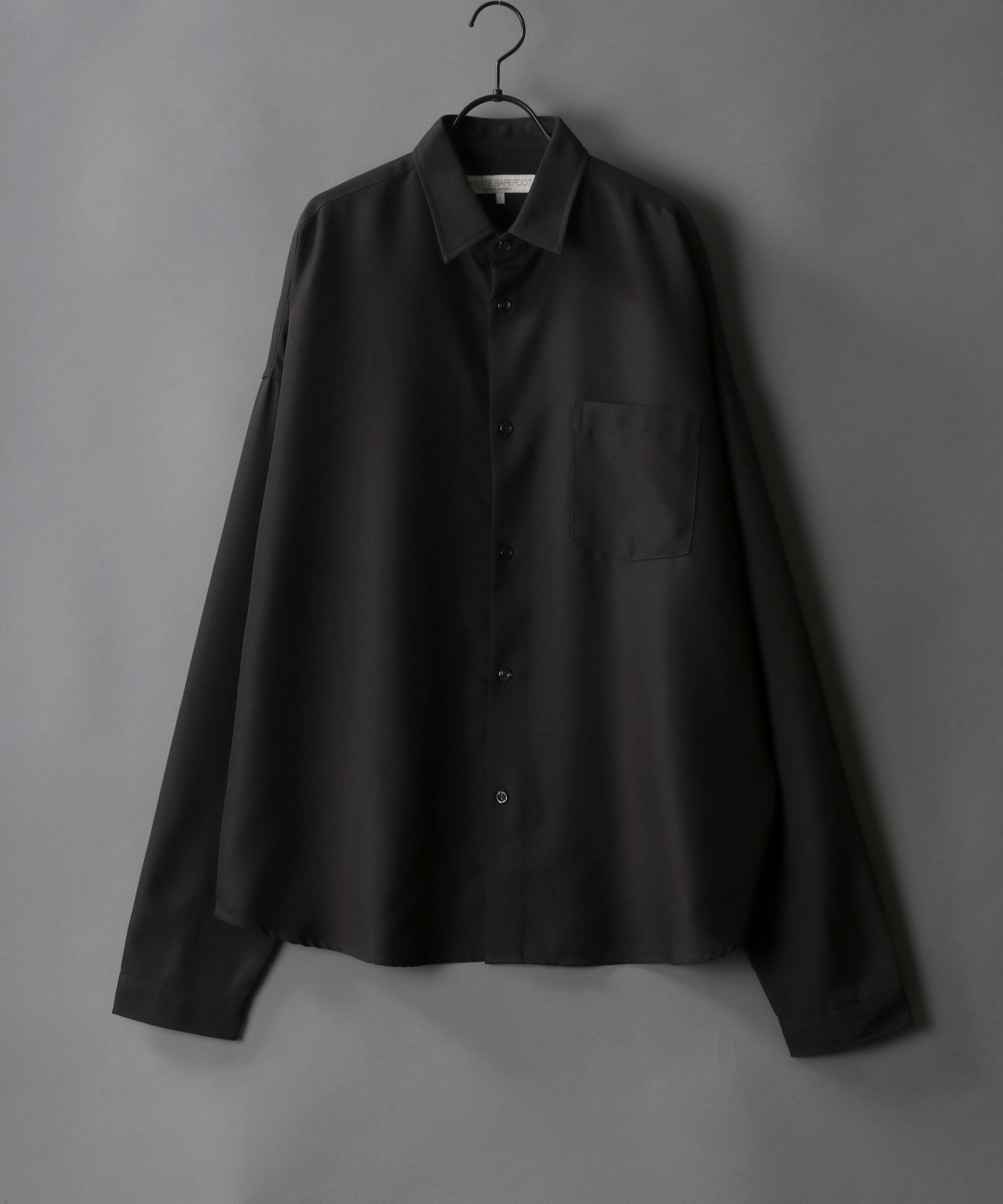 【SALE／10%OFF】SITRY シャツ メンズ 長袖 別注 ビックシルエット ドレープツイル レギュラー シトリー トップス シャツ・ブラウス レッド グレー ホワイト ベージュ ブルー ブラック ブラウン