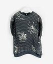 【SALE/40%OFF】STUDIO PICONE ミニドットプリーツプルオーバー スタジオピッコーネ トップス ノースリーブ・タンクトップ ホワイト ブラック【送料無料】(4)
