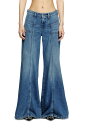 DIESEL ウィメンズ デニムパンツ FLARE D-AKII L.30 ディーゼル パンツ ジーンズ・デニムパンツ ブルー【送料無料】