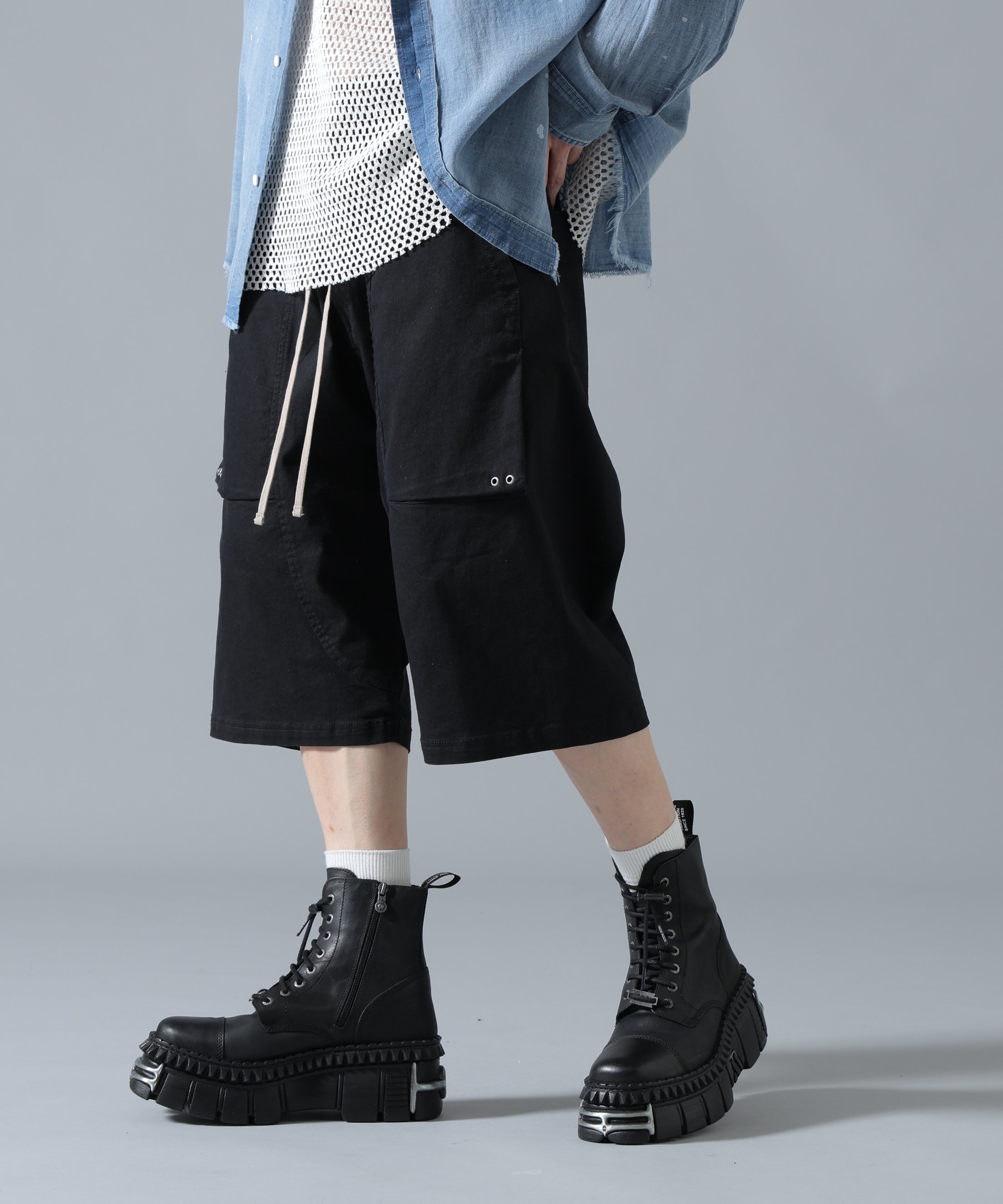 LHP DankeSchon/ダンケシェーン/TCBLK SARROEL SHORTS エルエイチピー パンツ その他のパンツ ブラック