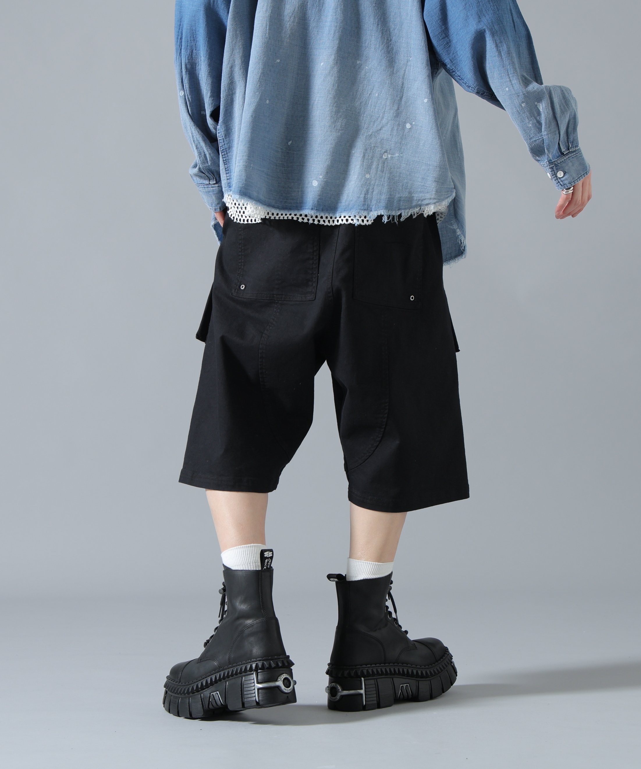 LHP DankeSchon/ダンケシェーン/TCBLK SARROEL SHORTS エルエイチピー パンツ その他のパンツ ブラック