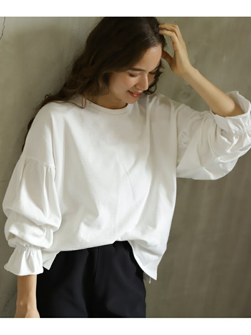 【SALE／45%OFF】niko and ... (W)N/ソデギャザタックPO ニコアンド トップス カットソー・Tシャツ ホワイト グリーン ブラウン ブラックのサムネイル