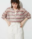 楽天Rakuten Fashion【SALE／50％OFF】B.C STOCK VARIOUS 総柄レースメッシュシャツ ベーセーストック トップス シャツ・ブラウス ベージュ ネイビー イエロー