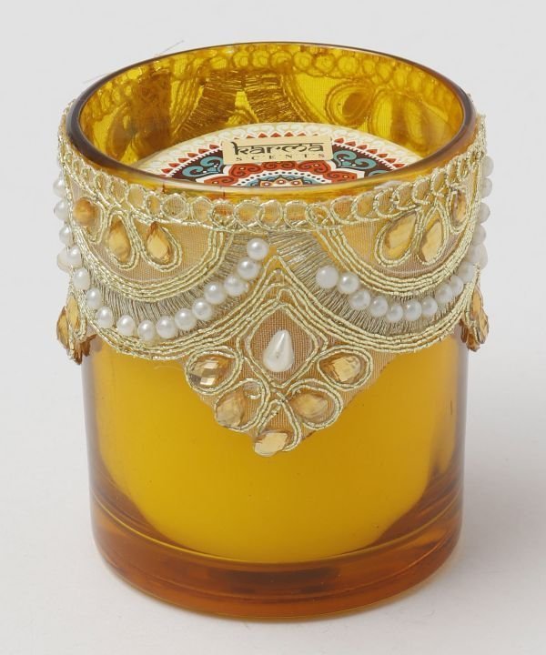 チャイハネ 【チャイハネ】グラシーキャンドルM アミナコレクション インテリア・生活雑貨 ライト・照明器具 レッド パープル