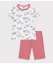 PETIT BATEAU 半袖パジャマ プチバトー インナー・ルームウェア パジャマ【送料無料】