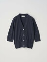 JOHN SMEDLEY Vネック5分袖クロップドコットンニットカーディガン | S4741 | 30G ジョンスメドレー トップス ニット ネイビー【送料無料...