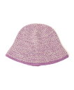 SHIPS KIDS SUBLIME:ミックス ハンドニット ハット シップス 帽子 ハット ピンク【送料無料】