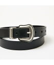 Rouge vif la cle 追加2【Wrangler / ラングラー】ウエスタンベルト / 牛革ベルト / ルージュ・ヴィフ ラクレ ファッション雑貨 ベルト ブラック【送料無料】