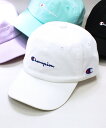 【SALE/2%OFF】Champion 【Champion】KIDSツイル デニムキャップ54cm イールド 帽子 キャップ ホワイト ブラック ネイビー ブルー ピンク ベージュ グリーン パープル