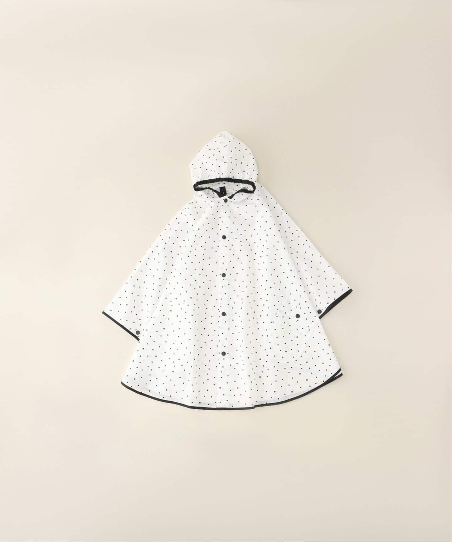 楽天Rakuten FashionIENA ENFANT 【SWANMIMI/スワンミミ】別注 DOTレインポンチョ kids（140-150） イエナ　アンファン マタニティウェア・ベビー用品 その他のベビーグッズ ブラウン【送料無料】