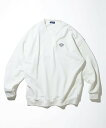 ySALE^35%OFFzNAUTICA Small Patch Logo Crewneck Sweatshirt t[NXXgA gbvX XEFbgEg[i[ zCg O[ uE O[ lCr[yz