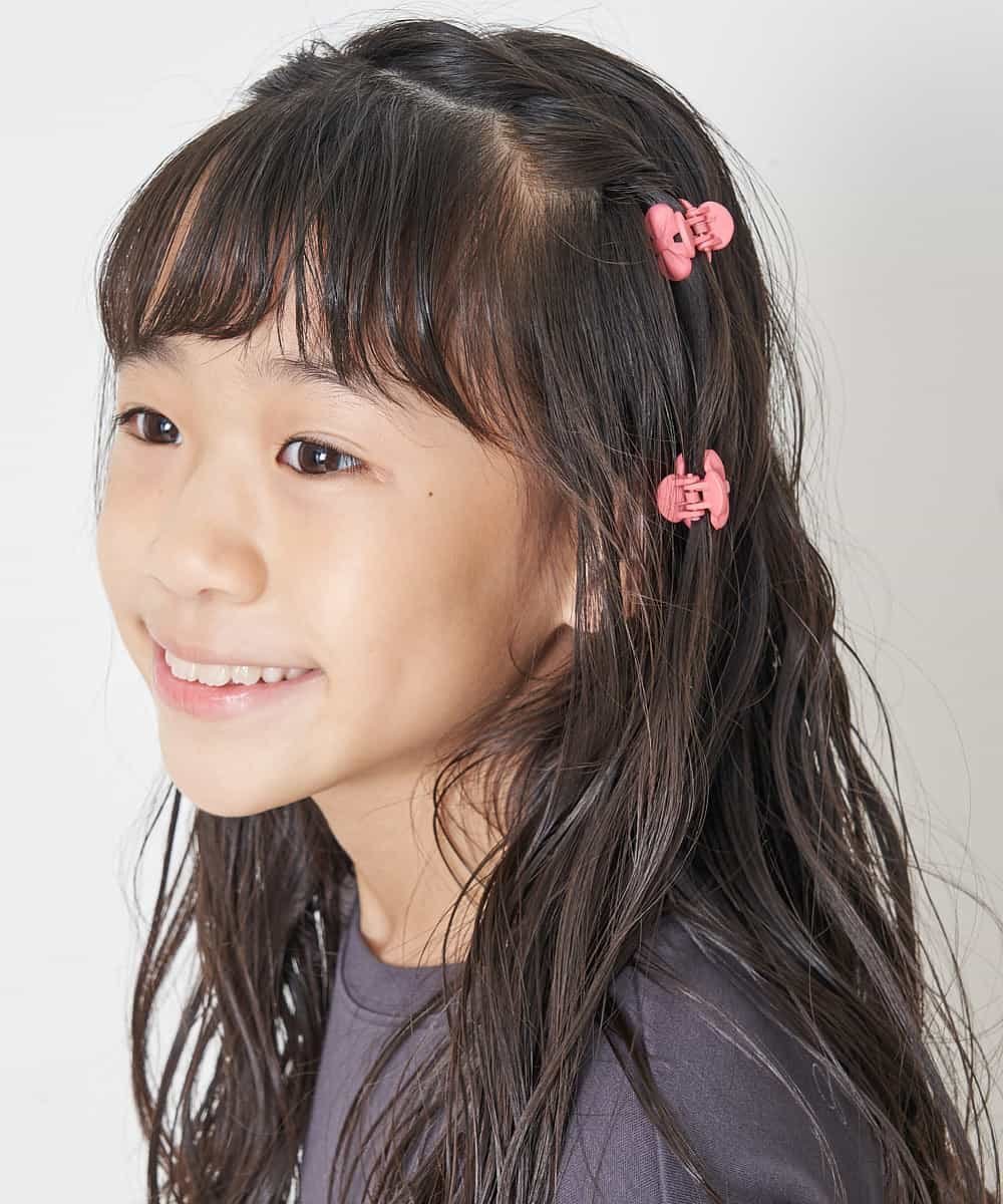 楽天Rakuten Fashiona.v.v [KIDS]リボンミニヘアクリップ アー・ヴェ・ヴェ ヘアアクセサリー その他のヘアアクセサリー ピンク ブルー