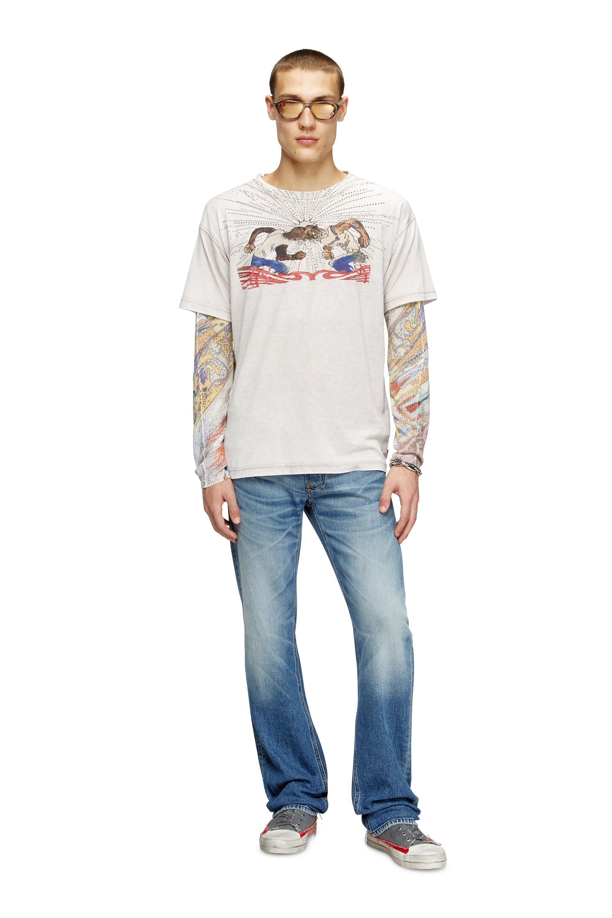 メンズ Tシャツ T-NORM-T15 ディーゼル トップス カットソー・Tシャツ