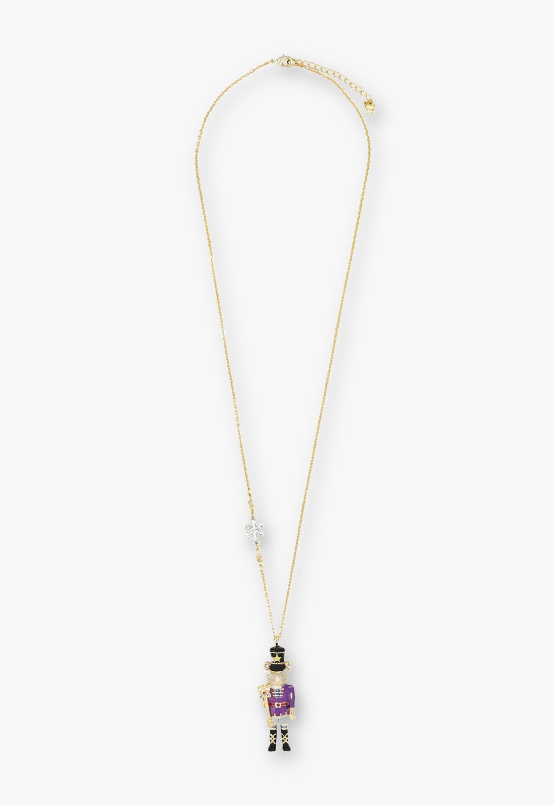 ANNA SUI 【ANNA SUI/アナスイ】くるみ割り猫モチーフ ネックレス アナ スイ アクセサリー・腕時計 ネックレス パープル【送料無料】