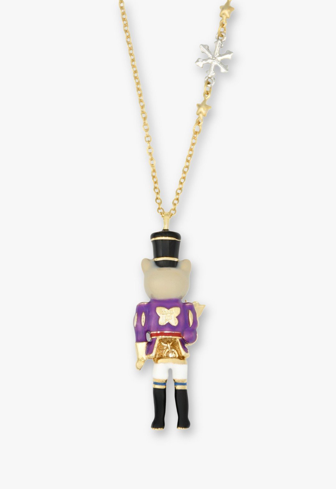 ANNA SUI 【ANNA SUI/アナスイ】くるみ割り猫モチーフ ネックレス アナ スイ アクセサリー・腕時計 ネックレス パープル【送料無料】