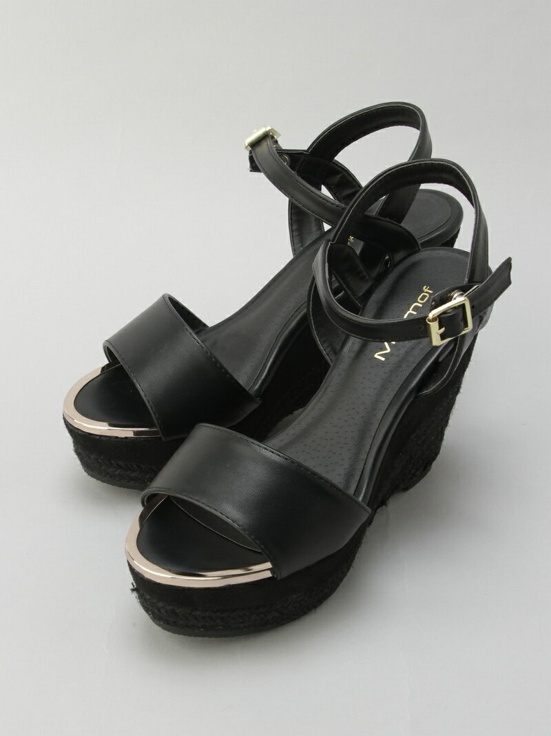 【SALE／30%OFF】Mafmof Mafmof/アンクルストラップのウェッジソールサンダル マフモフ シューズ・靴 サンダル ホワイト ブラック ブラウン