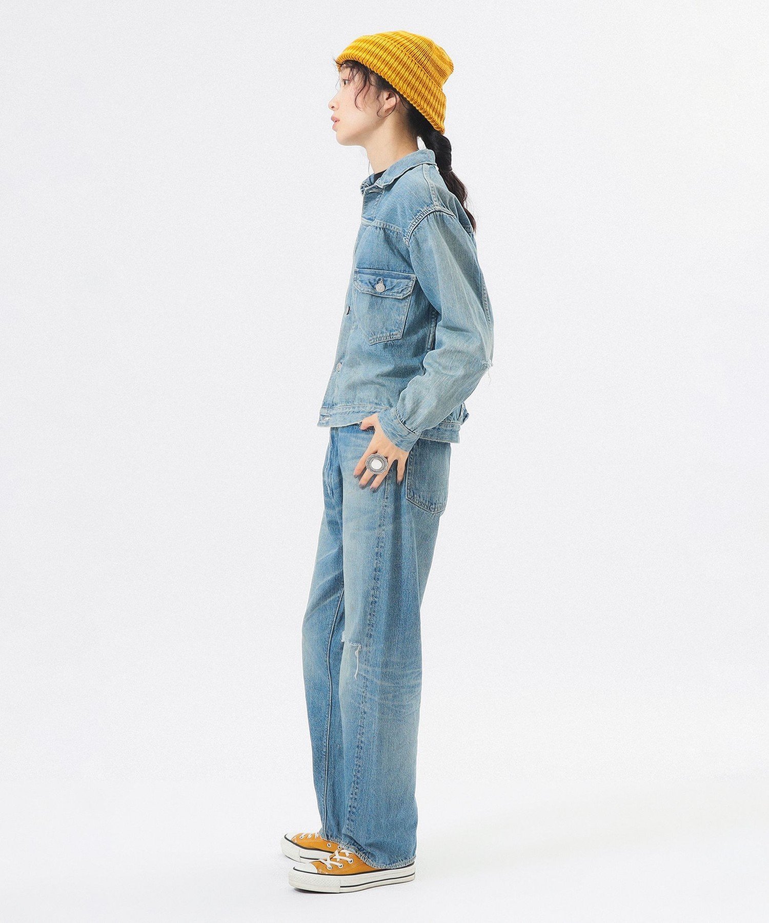 【別注】orSlow / 50th Monroe Pants ビームス ウイメン パンツ ジーンズ・デニムパンツ ネイビー