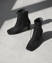 mamian レースアップスクエアトゥショートブーツ マミアン シューズ・靴 ブーツ ブラック グリーン グレー【送料無料】