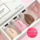 【SALE/30%OFF】Aimoon メイクスポンジ 収納スタンド 3D ミニミニストア メイク道具・美容器具 パフ・スポンジ ピンク ベージュ レッド