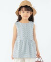 【SALE/40%OFF】SHIPS KIDS SHIPS KIDS:100~130cm / レース ペプラム ノースリーブ ブラウス シップス トップス シャ...
