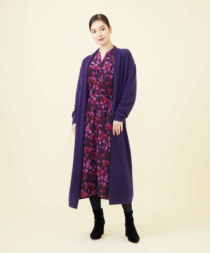 【SALE/50%OFF】Sybilla カシミヤローブカーディガン シビラ トップス カーディガン パープル ブルー【送料無料】 【SALE/50%OFF】Sybilla カシミヤローブカーディガン シビラ トップス カーディガン パープル ブルー【送料無料】