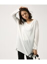 【SALE/50%OFF】AZUL by moussy ルーズロンT アズールバイマウジー カットソー【RBA_S】【RBA_E】