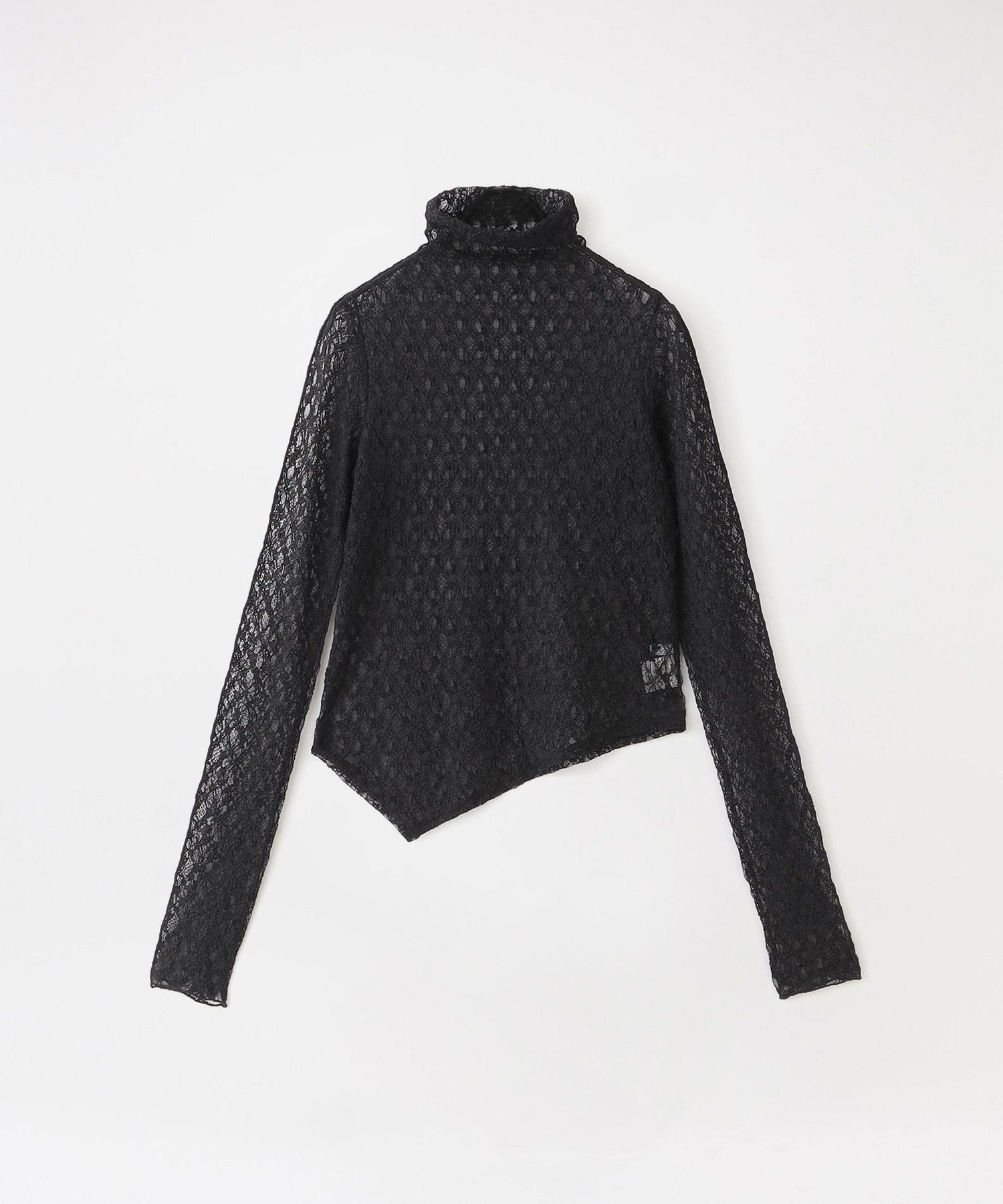 LOVELESS シアーレーストップス ラブレス トップス カットソー・Tシャツ ブラック