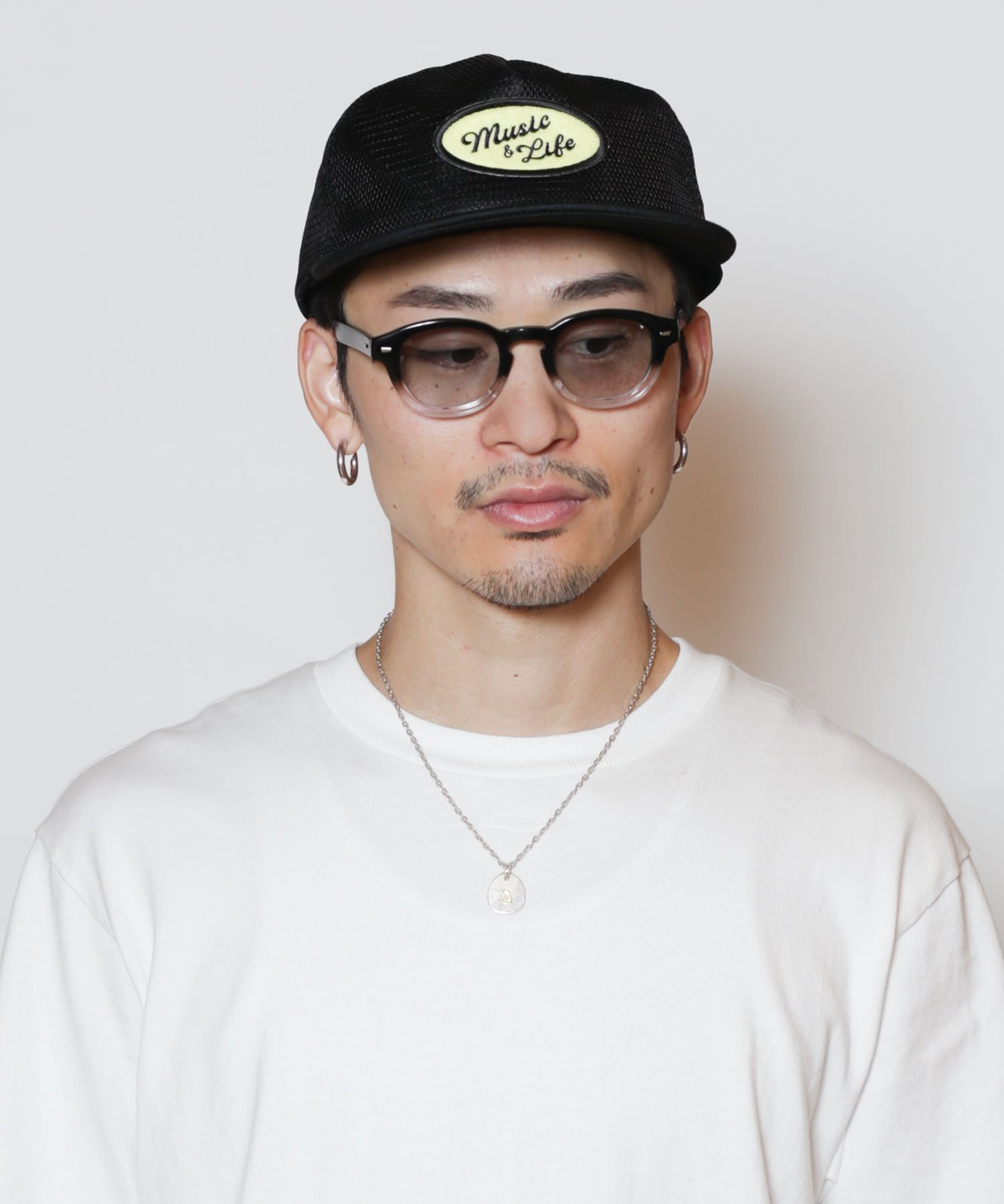 CA4LA MESH MSN カシラ 帽子 キャップ ブラック オレンジ【送料無料】