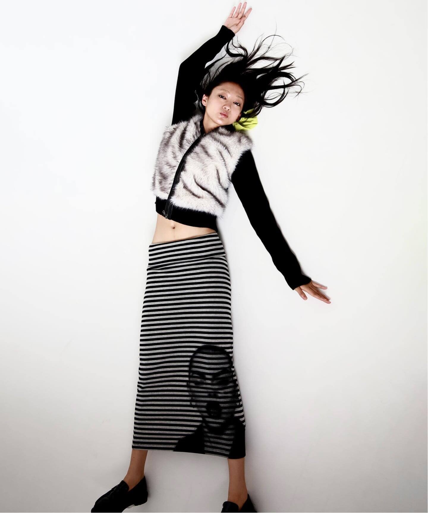 Oriens JOURNAL STANDARD ファードッキングリブニット オリエンス ジャーナルスタンダード トップス ニット ブラック グリーン【送料無料】のサムネイル