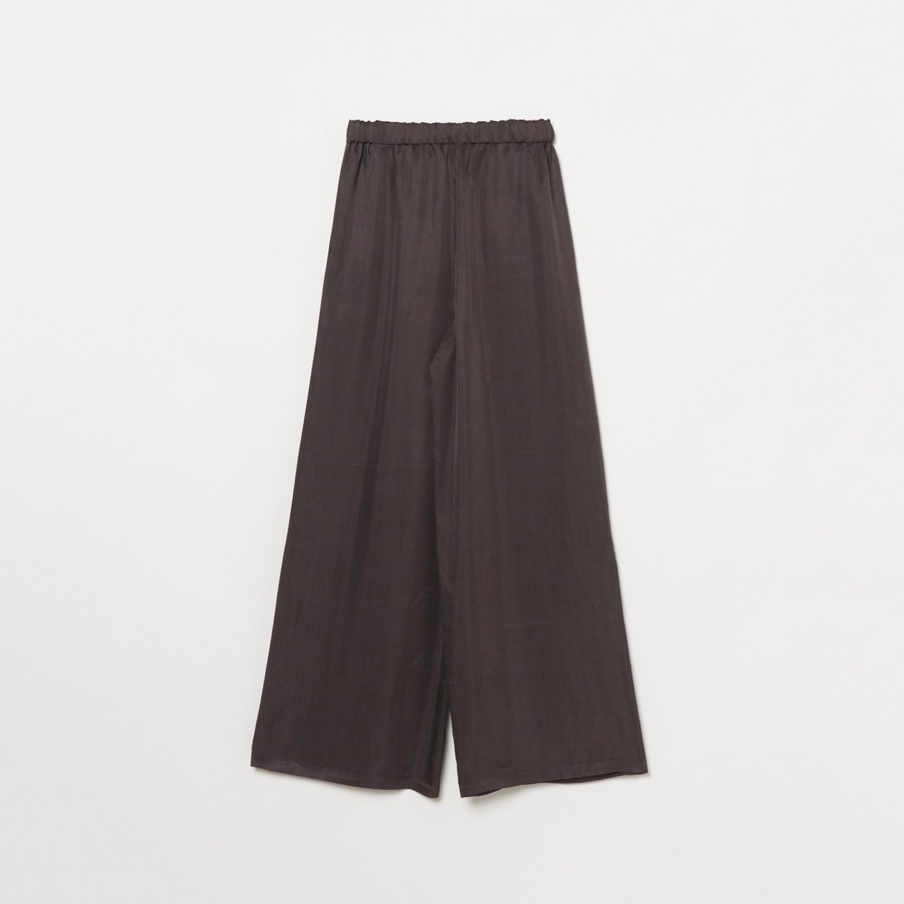 HELIOPOLE CUPRO SLIT EASY PANTS エリオポール パンツ その他のパンツ グレー ブラウン