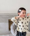 【SALE/30%OFF】aimoha KIDS aimoha KIDS/(K)【aimoha-KIDS- 】レトロ調可愛いドット柄ブラウス アイモハ トップス...