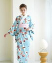 Nico@ntique 長襦袢 洗える 単品 レディース フリーサイズ 襦袢 衣紋抜き付 水色系 ウタタネ 着物・浴衣・和装小物 和装小物【送料無料】