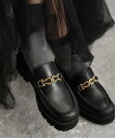 VERMEIL par iena 別注 Signature Loafers ヴェルメイユ パー イエナ シューズ・靴 ローファー ブラック ブラウン