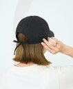 【SALE/20%OFF】ROPE' PICNIC PASSAGE リサイクルバックリボンキャップ/リンクコーデ ロペピクニック 帽子 キャップ ホワイト ピン...